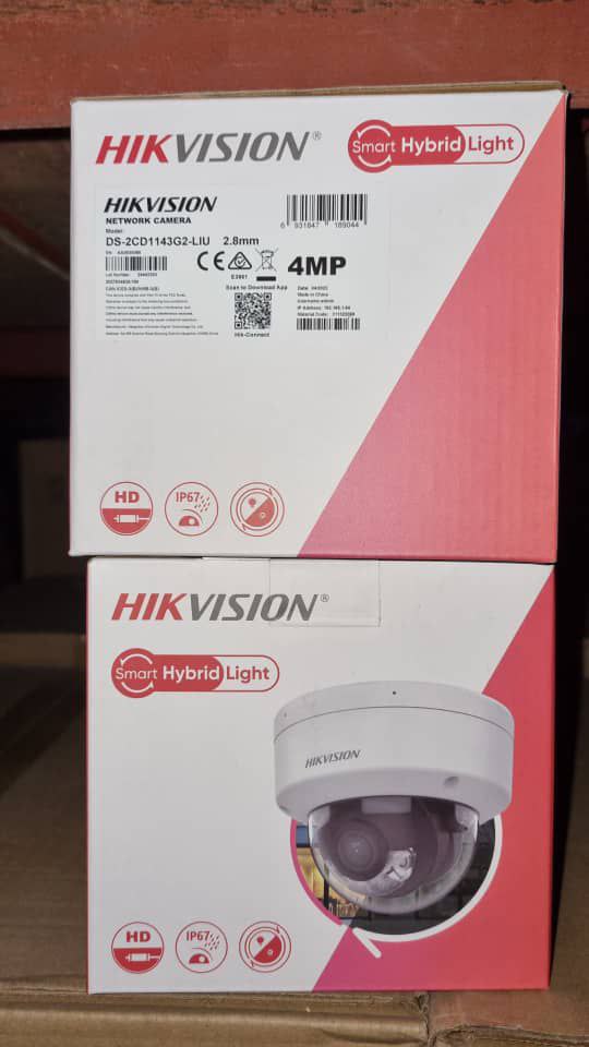 Hikvision IP Dome 4mp Ds-2cd1343g2liu Built in Mic Colorvu