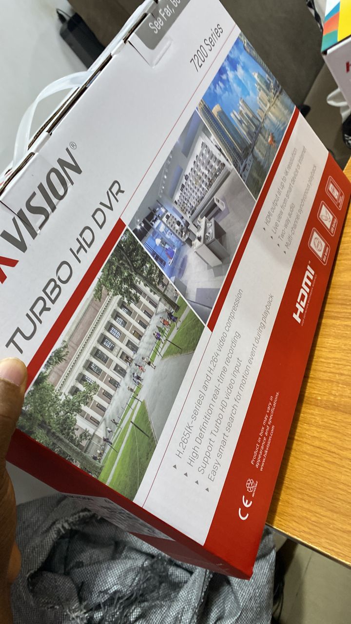 4 Channel 2mp DVR Hikvision(Without Camera Kit