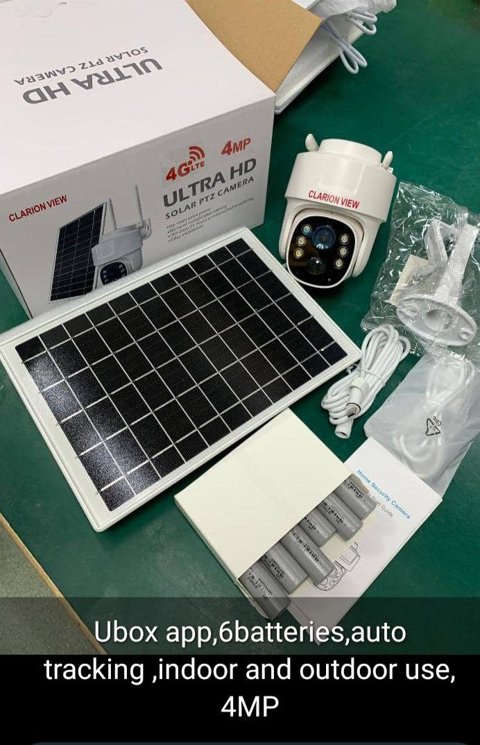 4G Simcard PTZ Solar Built-in Battery Power V380pro Camera
