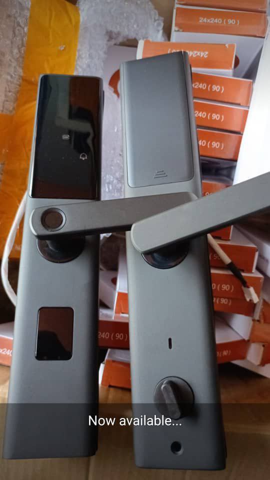 Tuya App Smart Biometric Card Big Mortise 240x30mm Door Lock