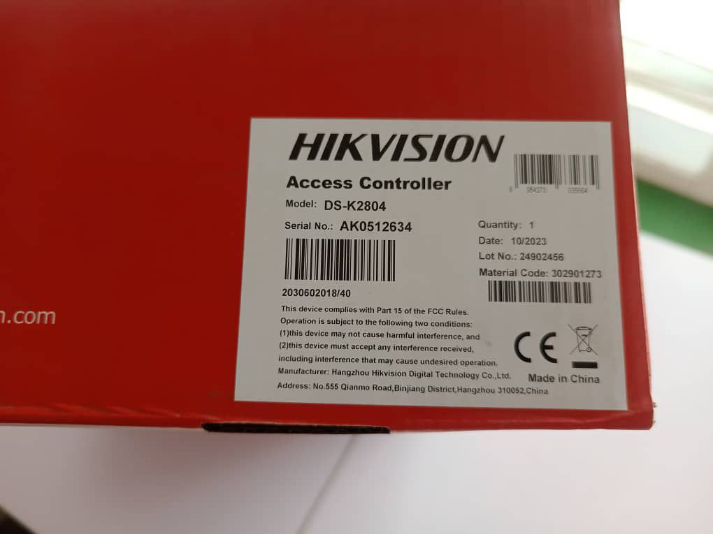 4 Door Hikvision Access Door Controller DS-