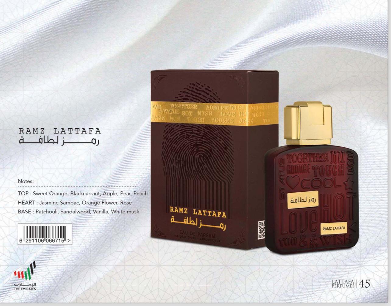 RAMZ GOLD LATTAFA PERFUME