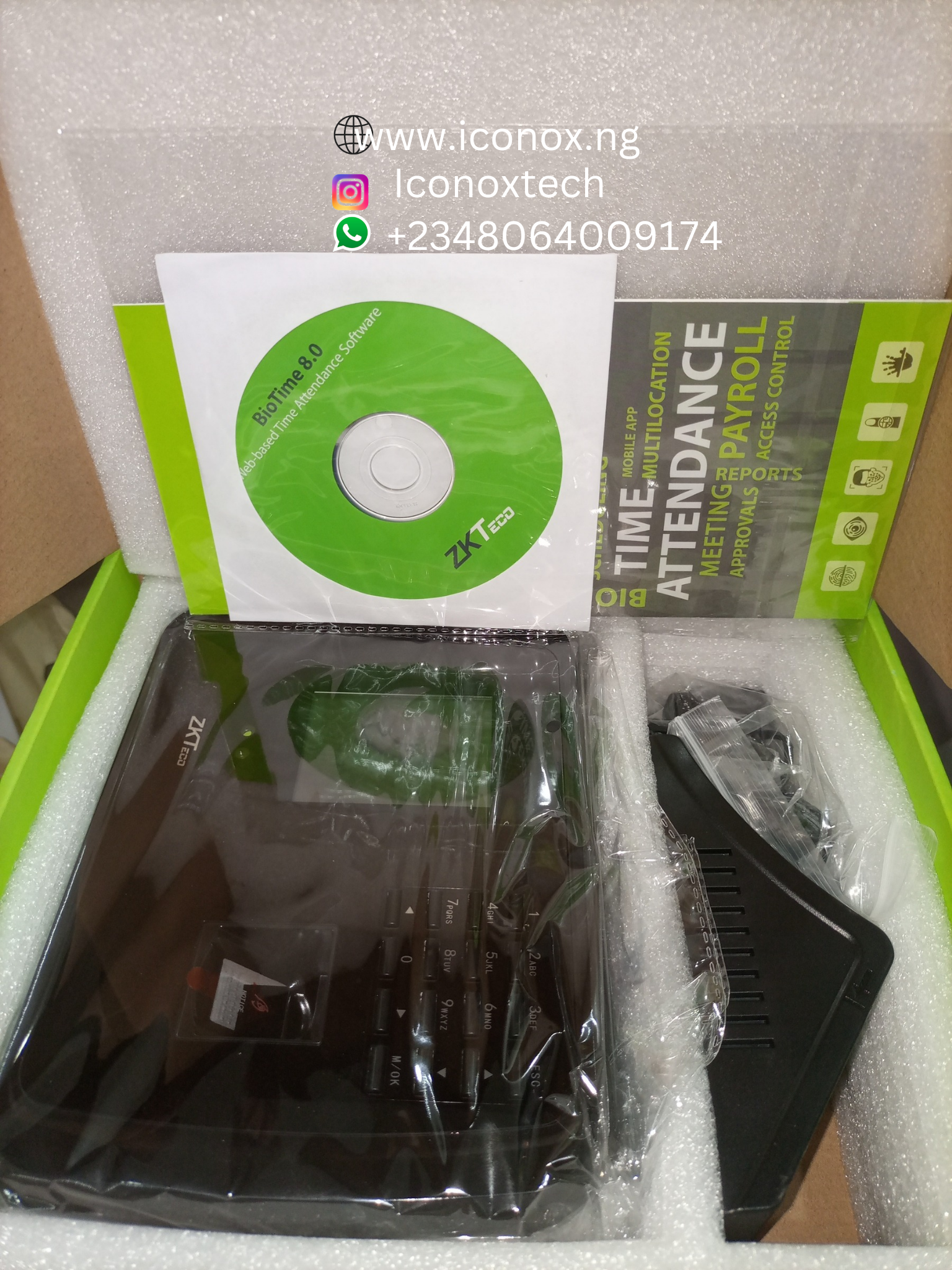 Zkteco Mb460 Time Attendance And Access Controls