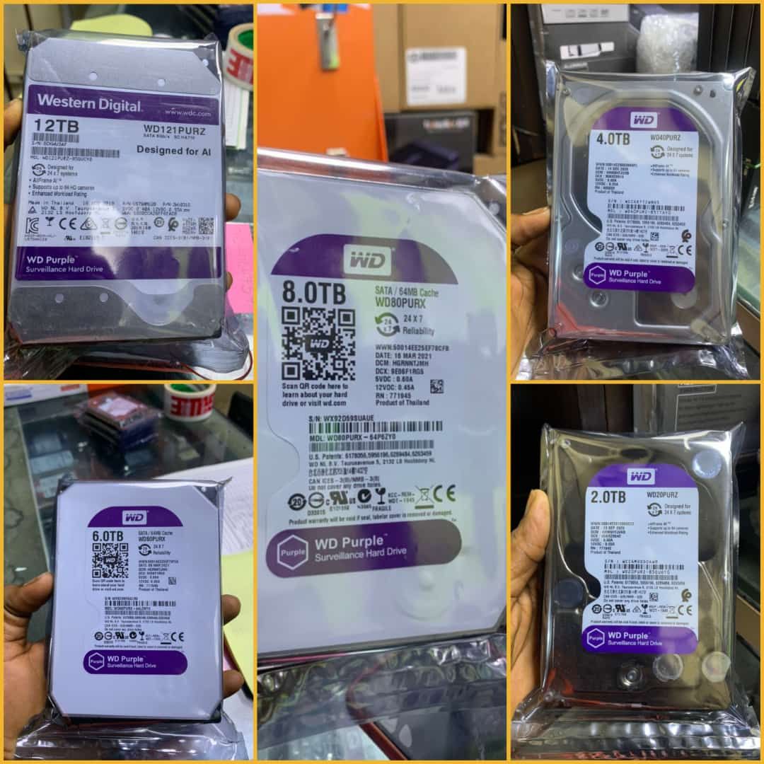 CCTV Harddisk 500gb Purple (Purple) Purple