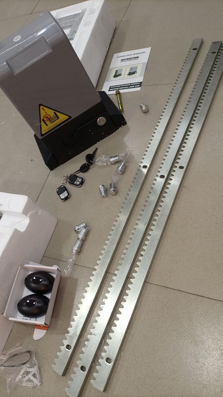 Automatic Sliding Gate Opener 220VAC Heavy Duty 1200kg