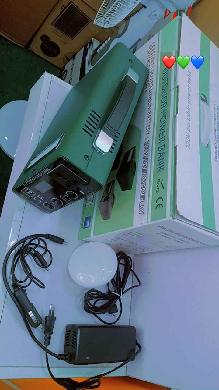 Portable Power Bank Inverter Generator 150W Battery Home