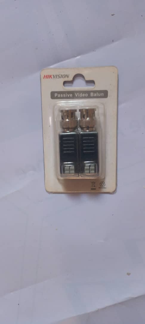 HIKVISION DS-1H18 HD-TVI Turbo HD Balun (Pair) (Black)